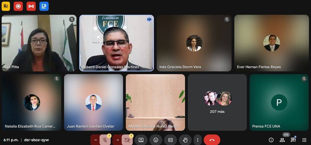 Reunión con docentes de la Carrera de Contaduría Pública - FCE UNA por inicio de los semestres pares