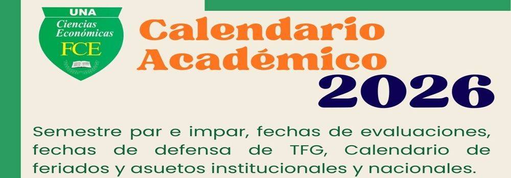 Calendario Académico 2026 – Facultad de Ciencias Económicas UNA