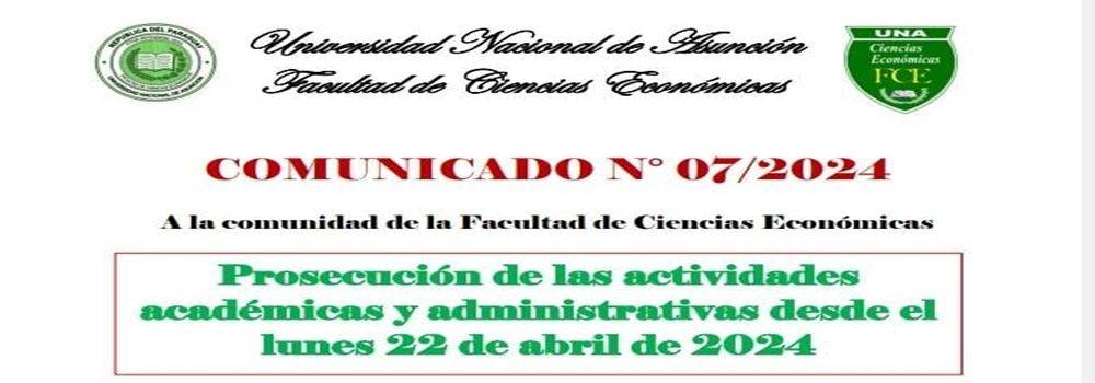 Comunicado N°07/2024 - Resolución del 19 de abril de 2024 N° 4