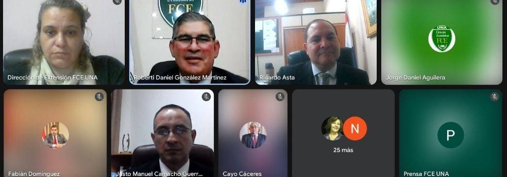 Reunión con docentes de la Carrera de Economía - FCE UNA por inicio de los semestres pares