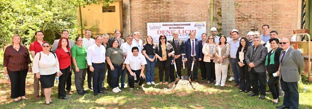La Gobernación de Cordillera inicia nuevas obras en el Campus UNA – Filial Caacupé
